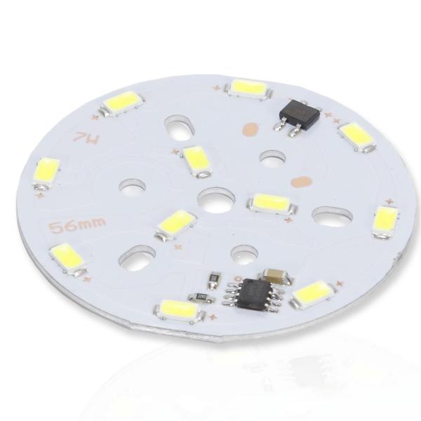 Светодиодная матрица 5730, 11 led, 220V, 7W, Ф56mm, D146, white