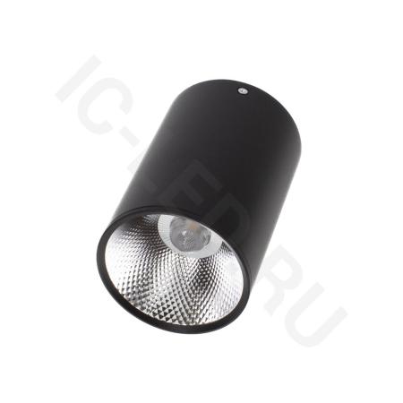 Светодиодный светильник накладной JH-MZ-T12W B97 (220V, 12W, черный корпус, day white)