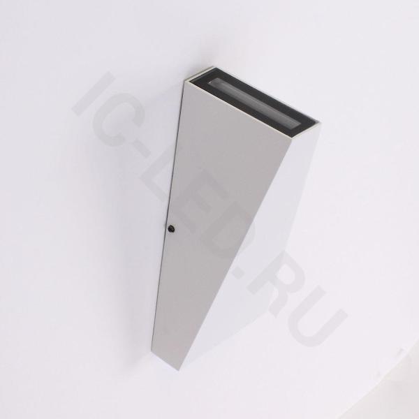 Светодиодный светильник JH-BD06 DHL18 (220V, 2х3W, белый корпус, warm white)