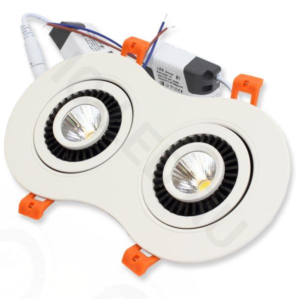 Светодиодный светильник JH-702В-2*7W B782 (14W, white) Светодиодный светильник JH-702В-2*7W B782 (14W, white)