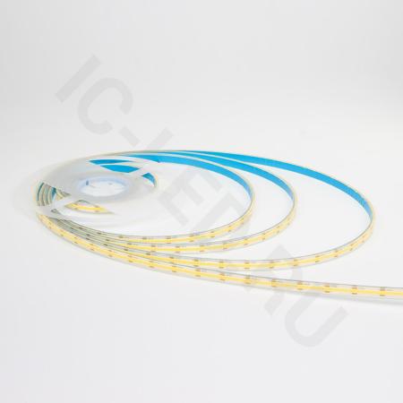 Светодиодная лента COB, 320 chip/m, warm white, 12V, IP68, CRI>90, R16 