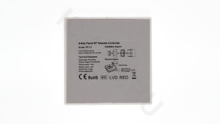 Панель PF1-2 White IC27 (DIM, 2 zone, RF 2.4GHz, 3VDC(CR2032))