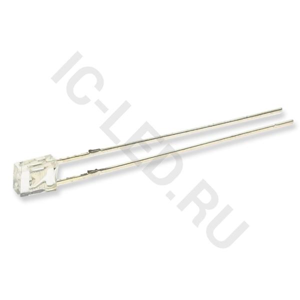 Светодиод ICL-2х3х4mm LE28 (green, 800-900mcd, clear)