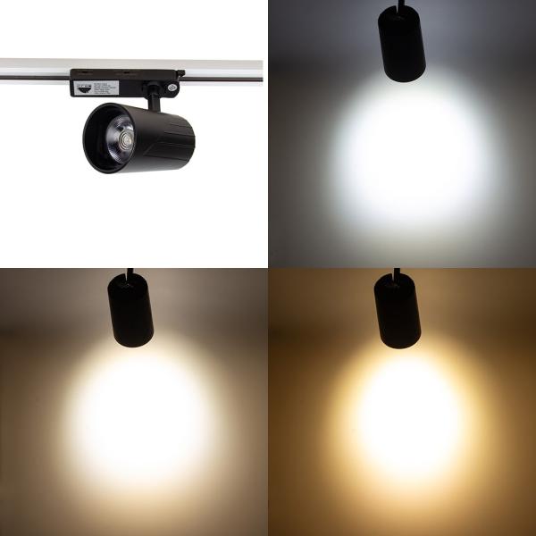 Светодиодный трековый светильник 2L VTB80 PX100(220VAC, 26-30W, 3000/4000/6500K, 36°, CRI>90,черный)