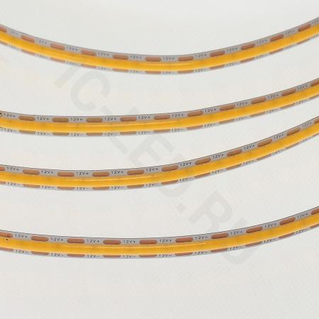 Светодиодная лента COB, 480 chip/m, warm white, 12V, IP20, A66