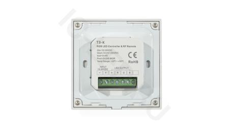 Панель T3-K Black IC50 (12-24V, RGB, Rotary, RF 2.4GHz)