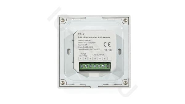 Панель T3-K Black IC50 (12-24V, RGB, Rotary, RF 2.4GHz)
