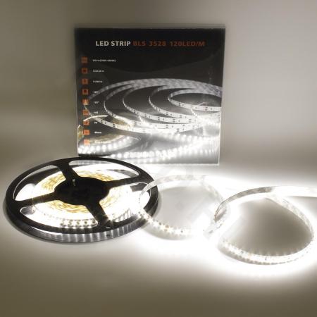 Светодиодная лента Class Premium, 3528, 120 led/m, day white, 12V, IP33, A37