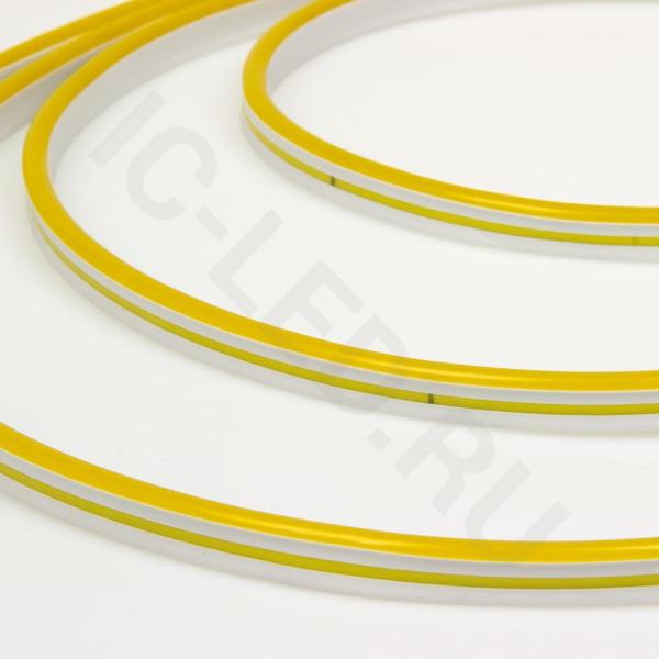 Светодиодный гибкий неон 0612 LN707 (220V DC, yellow, кратность реза 200мм)
