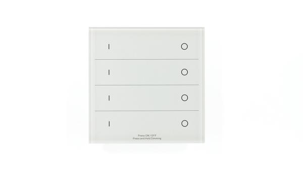 Сенсорная панель T16 White IC21 (220V, DIM, 4 zone, DMX512, RF 2.4GHz)