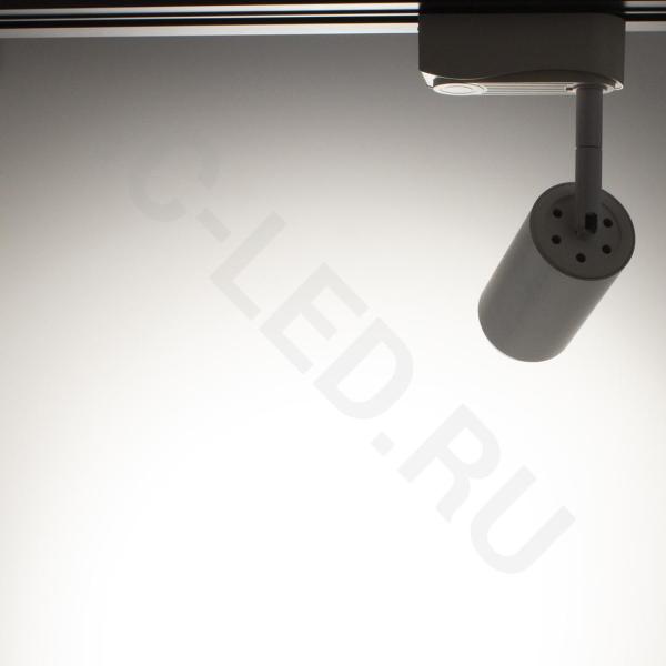 Светодиодный светильник трековый JH-GD-C12W 2L PX84 (12W, 220V, day white, белый корпус)