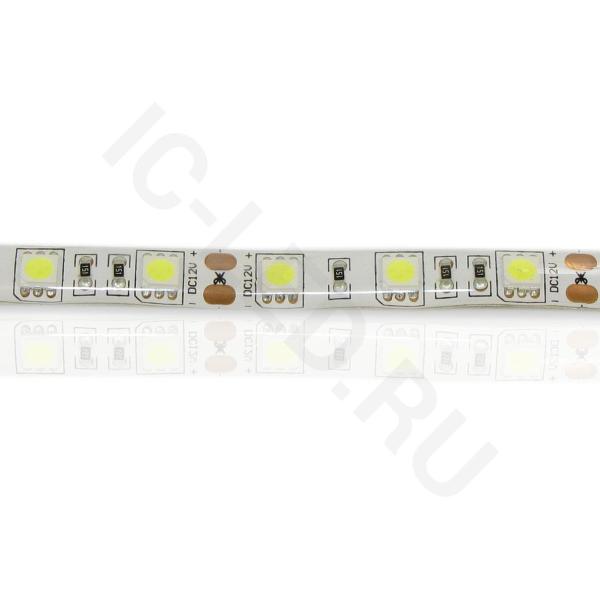 Светодиодная лента LUX class, 5050, 60 led/m, White,12V, IP65 