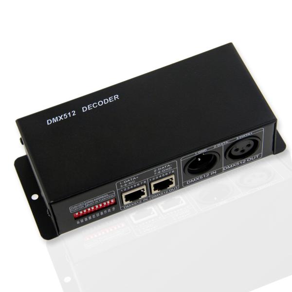 Декодер DMX-4CH DM1 (12/24V, 4ch х4A, 192/384W)