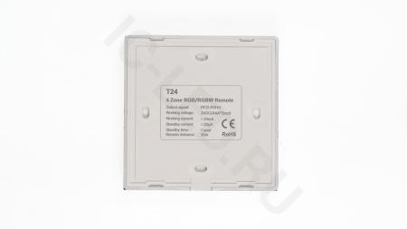 Сенсорная панель T24 Black IC79 (RGBW/RGB, 4 zone, RF 2.4GHz, 3VDC(AAAx2))