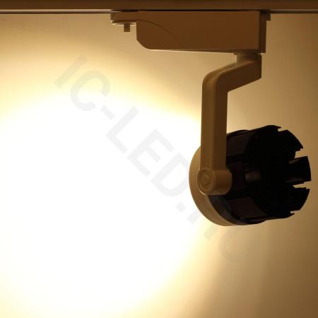 Светодиодный светильник трековый JH-GD002 2L PX63 (20W, 220V, 15-60deg, warm white)
