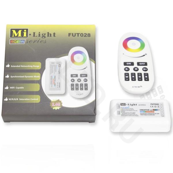 Контроллер с пультом Mi-Light RGBW FUT028 P192 (12-24V, 288-576W)