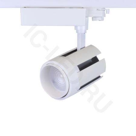 Светодиодный светильник трековый JH-GD001 4L 4L28 (30W, 220V, 15-60deg, day white, белый корпус)