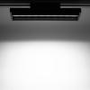 Светодиодный трековый светильник 2L JH-U7 PX2 (220VAC, 2x25W, white 6000K, 45-90°, черный)