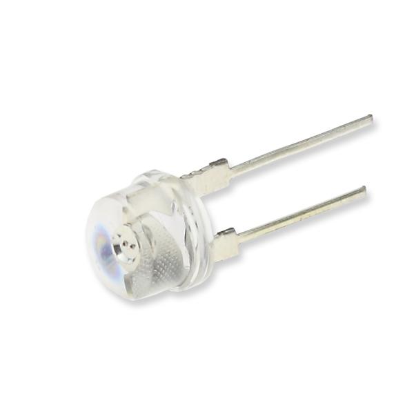 Светодиод ICL-8mm LE38 (white, 30lm, 90deg., clear)