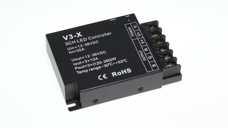 Контроллер V3-X IC42 RGB/CCT/DIM (12-36V, 3ch x 10A, 360/720/1080W)