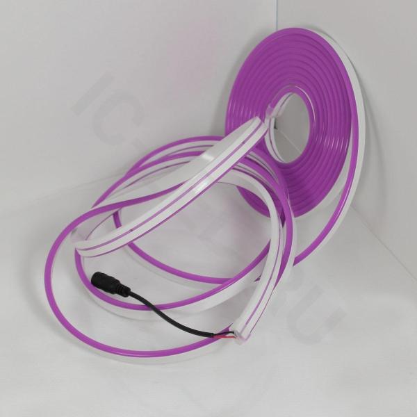 светодиодный гибкий неон 4.5*13, 24v violet lb20 (блистер 5м)
