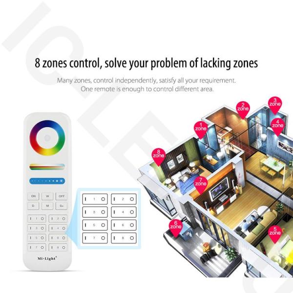 Сенсорный пульт Mi-Light FUT089 P210 (RGB/RGBW/RGB+CCT, 1-8 zone, 2.4GHz) Сенсорный пульт Mi-Light FUT089 P210 (RGB/RGBW/RGB+CCT, 1-8 zone, 2.4GHz)