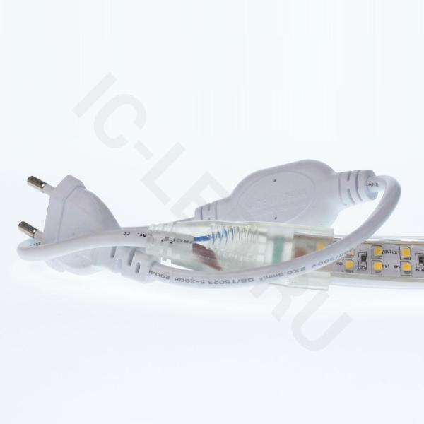 Сетевой шнур для одноцветной ленты 2835 220V 208С