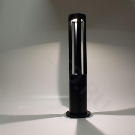 Уличный светильник столбик JH-BD-B14 DHL34 (220V, 7W, черный корпус, 600mm, IP65, warm white)