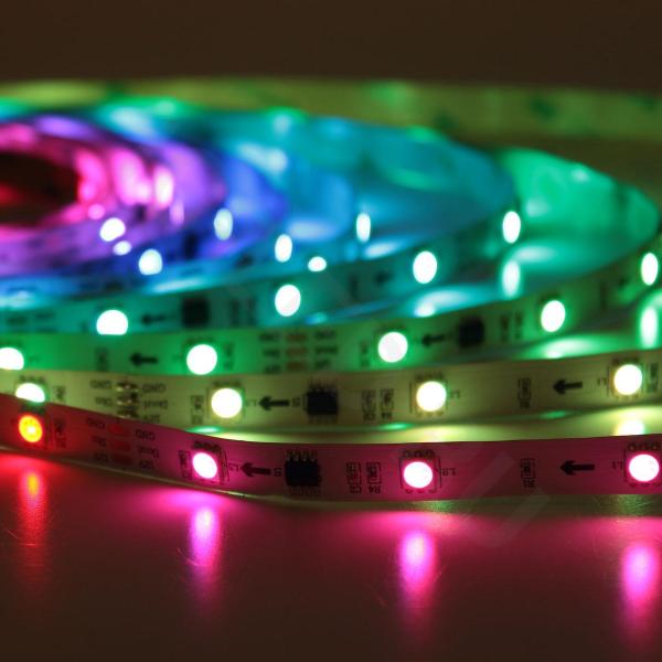Светодиодная лента LUX class, 5050, 30 led/m, A33, RGB-SPI (WS2811A), 12V, IP33 
