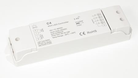 Контроллер C4 IC58 RGBW/RGB/CCT/DIM (12-48V, 4ch x 350mA)