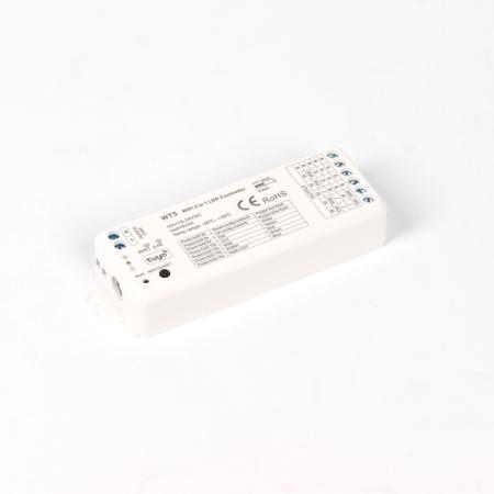 Контроллер WT5 KZ2 (WiFi, 2.4G, tuya, 12-24V, 5ch x 3A, 180/360W)