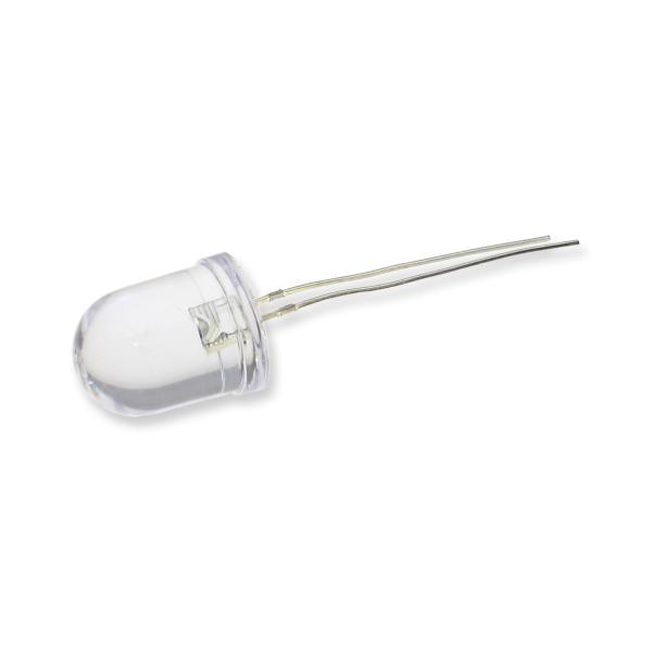 Светодиод ICL-10mm LE8 (blue, 8000-10000mcd, clear)
