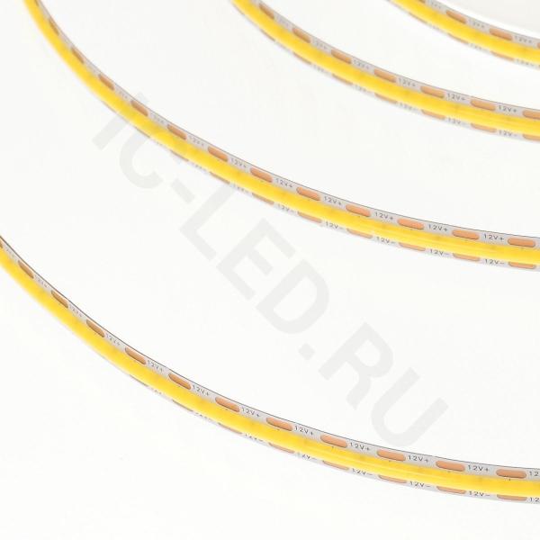 Светодиодная лента COB, 400 chip/m, day white, 12V, IP20, A65
