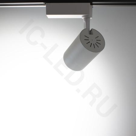 Светодиодный светильник трековый JH-GDD-B02 2L PX951 (30W, 220V, white, белый корпус)