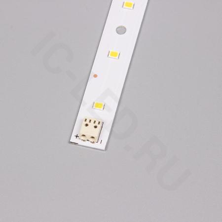 светодиодная линейка для армстронга" sl-24 2835 24led warm white 3000k 22-27v 350ma 9w arm32"