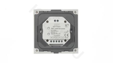 Сенсорная панель T4-1 White IC63 (12-24V, 4x3A, 4x(36-72W), RGBW, RF 2.4GHz)