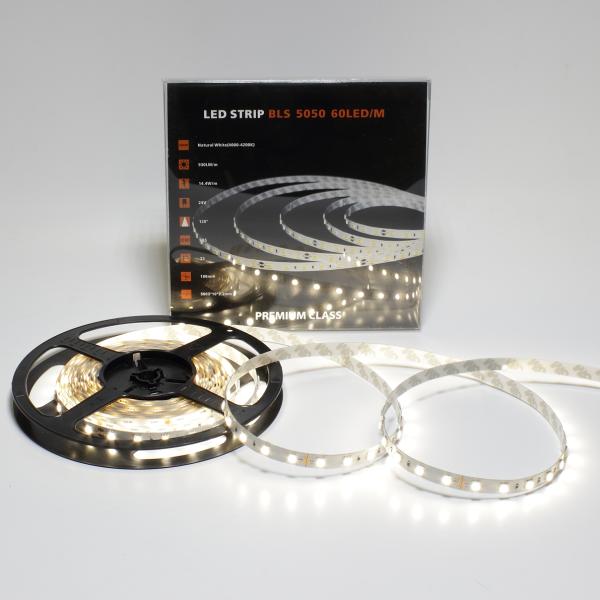 Светодиодная лента Class Premium, 5050, 60 led/m, Day White, 24V, IP33, А26 Светодиодная лента Class Premium, 5050, 60 led/m, Day White, 24V, IP33, А26
