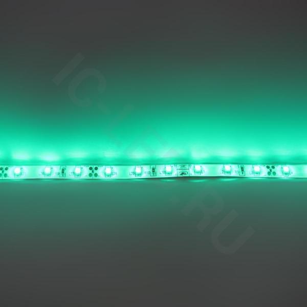 Светодиодная лента Standart PRO class, 3528, 60 led/m, Green, 12V, IP65 