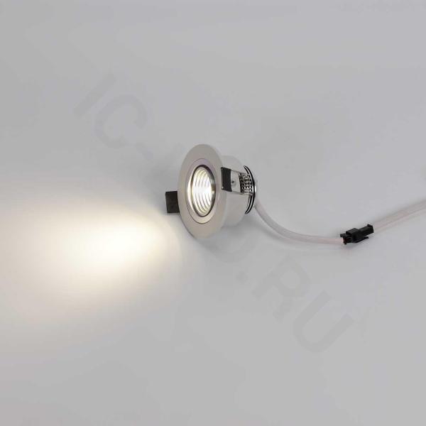 Светодиодный светильник встраиваемый 65 Series white housing BW1 (3W,220V,day white)