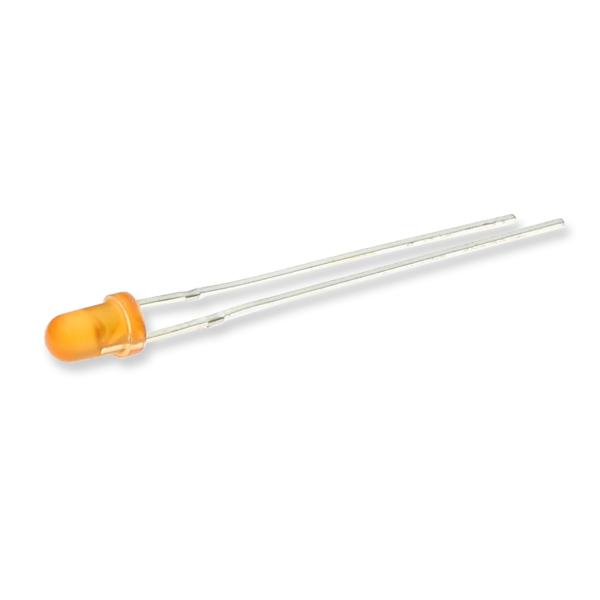 Светодиод ICL-3mm LE69 (orange, 500-700 mcd, diffuse)