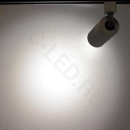 Светодиодный светильник трековый JH-GDD-X10 2L PX80 (10W, 220V, day white, белый корпус)