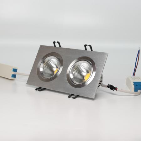Светодиодный светильник встраиваемый 99.2 series silver housing BW11 (10W,220V,day white)