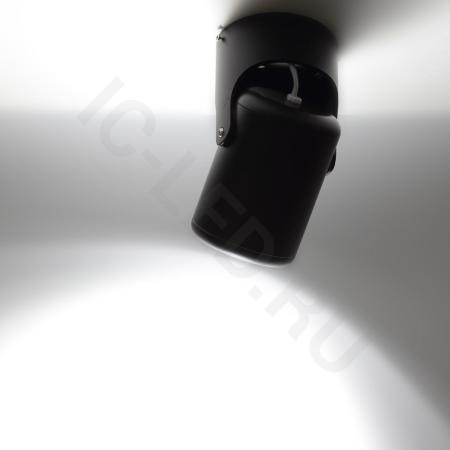 Накладной поворотный светодиодный светильник JH-BTH-05 Black (20W, 220V, White)