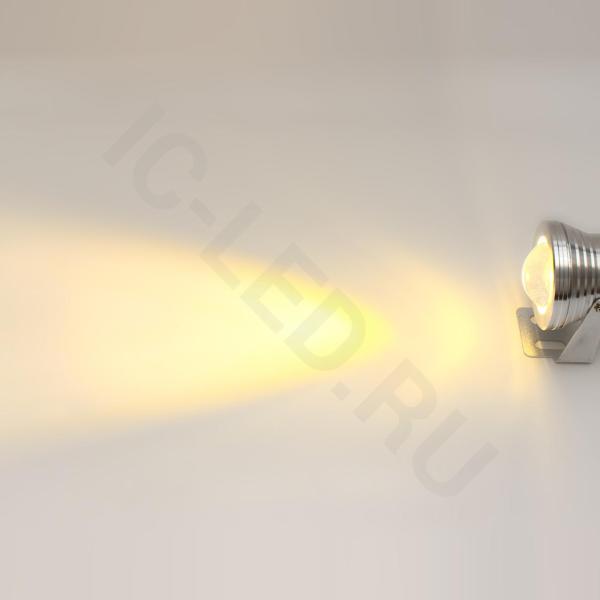 Светодиодный прожектор круглый V168 (10W, 220V, warm white) Светодиодный прожектор круглый V168 (10W, 220V, warm white)