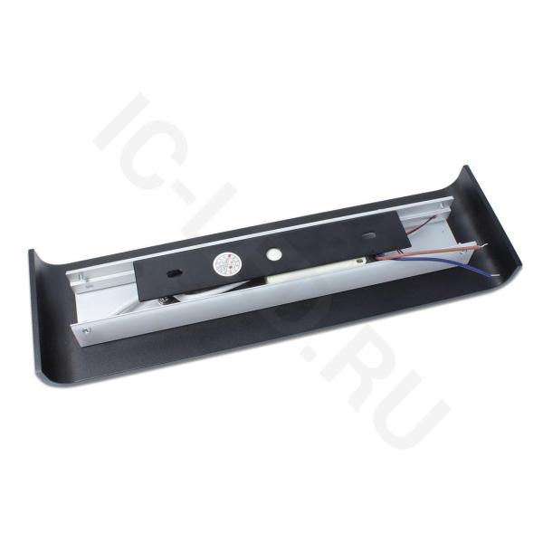 Светильник настенный светодиодный JH-BD-B02 DHL23 (220V, 12W, черный корпус, warm white)
