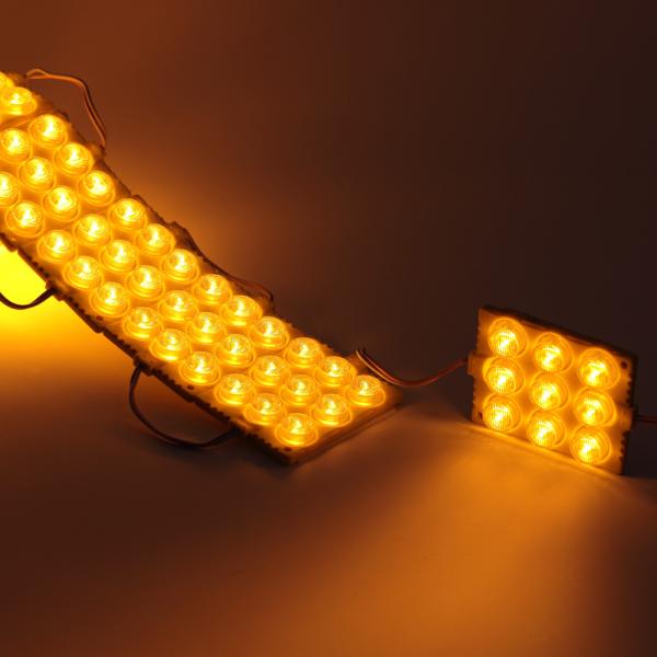 Светодиодный модуль 9 led 3030 MOD122 (12V, 5W, yellow, IP65) Светодиодный модуль 9 led 3030 MOD122 (12V, 5W, yellow, IP65)