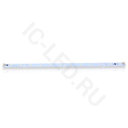 светодиодная линейка 2835, 12 led, 220v, 6w, 410mm, d183, warm white