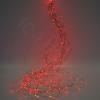 Светодиодная гирлянда Капелька" (700Led, Red)"