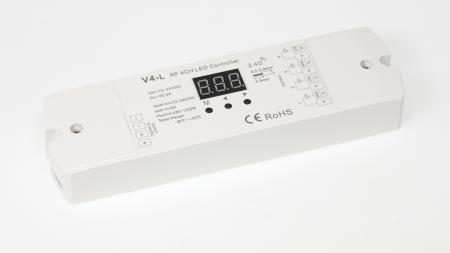 Контроллер V4-L IC53 RGBW/RGB/CCT/DIM (12-24V, 4ch x 5A, 240/480W)