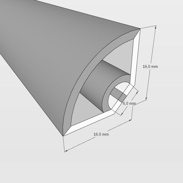 Cиликоновая оболочка угловая V2214 S45 (14*14mm, pcb 6mm)